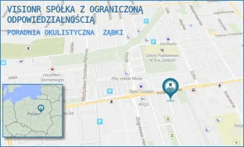 PORADNIA OKULISTYCZNA - VISIONR SPÓŁKA Z OGRANICZONĄ ODPOWIEDZIALNOŚCIĄ - POWSTAŃCÓW 22,  ZĄBKI