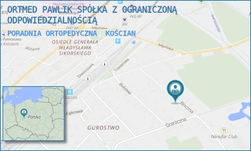 PORADNIA ORTOPEDYCZNA - ORTMED PAWLIK SPÓŁKA Z OGRANICZONĄ ODPOWIEDZIALNOŚCIĄ - BOCZNA 11,  KOŚCIAN
