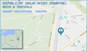 GABINET OKULISTYCZNY - NIEPUBLICZNY ZAKŁAD OPIEKI ZDROWOTNEJ MEDYK W TERESPOLU - STACYJNA 2,  TERESPOL
