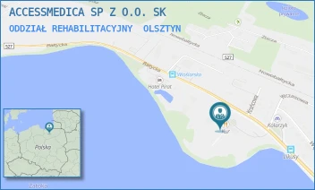 ODDZIAŁ REHABILITACYJNY - ACCESSMEDICA SP Z O.O. SK - BAŁTYCKA 89,  OLSZTYN