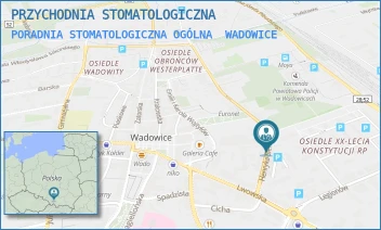 PORADNIA STOMATOLOGICZNA OGÓLNA - PRZYCHODNIA STOMATOLOGICZNA - UL. SIENKIEWICZA 18,  WADOWICE