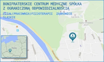 DZIAŁ(PRACOWNIA)FIZJOTERAPII - BONIFRATERSKIE CENTRUM MEDYCZNE SPÓŁKA Z OGRANICZONĄ ODPOWIEDZIALNOŚCIĄ - UL. 1 MAJA 9,  ZĄBKOWICE ŚLĄSKIE