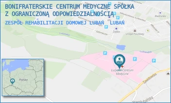 ZESPÓŁ REHABILITACJI DOMOWEJ LUBAŃ - BONIFRATERSKIE CENTRUM MEDYCZNE SPÓŁKA Z OGRANICZONĄ ODPOWIEDZIALNOŚCIĄ - UL. ZAWIDOWSKA 4,  LUBAŃ