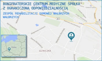 ZESPÓŁ REHABILITACJI DOMOWEJ WAŁBRZYCH - BONIFRATERSKIE CENTRUM MEDYCZNE SPÓŁKA Z OGRANICZONĄ ODPOWIEDZIALNOŚCIĄ - UL. BOLESŁAWA CHROBREGO 14,  WAŁBRZYCH