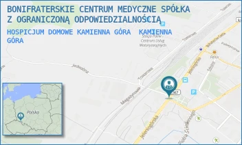 HOSPICJUM DOMOWE KAMIENNA GÓRA - BONIFRATERSKIE CENTRUM MEDYCZNE SPÓŁKA Z OGRANICZONĄ ODPOWIEDZIALNOŚCIĄ - UL. JELENIOGÓRSKA 3/1,  KAMIENNA GÓRA