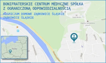 HOSPICJUM DOMOWE ZĄBKOWICE ŚLĄSKIE - BONIFRATERSKIE CENTRUM MEDYCZNE SPÓŁKA Z OGRANICZONĄ ODPOWIEDZIALNOŚCIĄ - UL. 1 MAJA 9,  ZĄBKOWICE ŚLĄSKIE