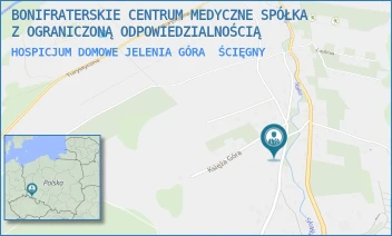 HOSPICJUM DOMOWE JELENIA GÓRA - BONIFRATERSKIE CENTRUM MEDYCZNE SPÓŁKA Z OGRANICZONĄ ODPOWIEDZIALNOŚCIĄ - UL. 153A,  ŚCIĘGNY