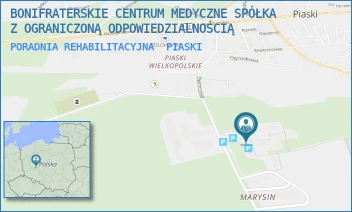 PORADNIA REHABILITACYJNA - BONIFRATERSKIE CENTRUM MEDYCZNE SPÓŁKA Z OGRANICZONĄ ODPOWIEDZIALNOŚCIĄ - OS. MARYSIN 1,  PIASKI