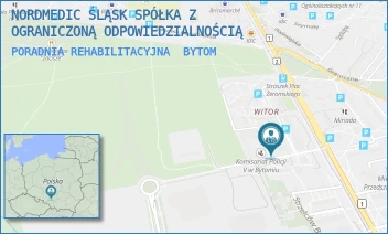 PORADNIA REHABILITACYJNA - NORDMEDIC ŚLĄSK SPÓŁKA Z OGRANICZONĄ ODPOWIEDZIALNOŚCIĄ - PL. STEFANA ŻEROMSKIEGO 1,  BYTOM