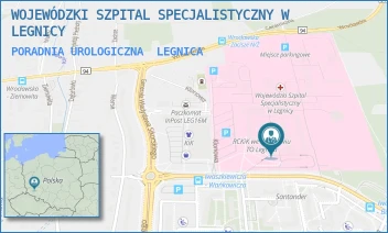 PORADNIA UROLOGICZNA - WOJEWÓDZKI SZPITAL SPECJALISTYCZNY W LEGNICY - UL. JAROSŁAWA IWASZKIEWICZA 5,  LEGNICA