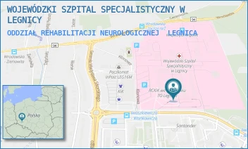 ODDZIAŁ REHABILITACJI NEUROLOGICZNEJ - WOJEWÓDZKI SZPITAL SPECJALISTYCZNY W LEGNICY - UL. JAROSŁAWA IWASZKIEWICZA 5,  LEGNICA