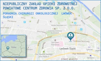 PORADNIA CHIRURGII ONKOLOGICZNEJ - NIEPUBLICZNY ZAKŁAD OPIEKI ZDROWOTNEJ POWIATOWE CENTRUM ZDROWIA SP. Z O.O. - UL. GUSTAWA MORCINKA 7,  LWÓWEK ŚLĄSKI