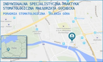 PORADNIA STOMATOLOGICZNA - INDYWIDUALNA SPECJALISTYCZNA PRAKTYKA STOMATOLOGICZNA MAŁGORZATA SUCHECKA - UL. MICHAŁA KLEOFASA OGIŃSKIEGO 1B,  JELENIA GÓRA