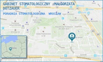 PORADNIA STOMATOLOGICZNA - GABINET STOMATOLOGICZNY -MAŁGORZATA DOTZAUER - KRYNICKA 51/210,  WROCŁAW