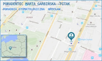 PORADNIA STOMATOLOGICZNA - PORADENTIC MARTA GARBIŃSKA -PITAK - UL. ŚLĘŻNA 187/3U,  WROCŁAW