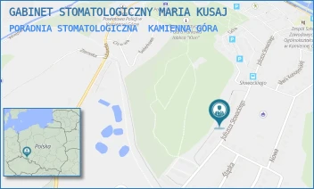 PORADNIA STOMATOLOGICZNA - GABINET STOMATOLOGICZNY MARIA KUSAJ - UL. JULIUSZA SŁOWACKIEGO 42,  KAMIENNA GÓRA