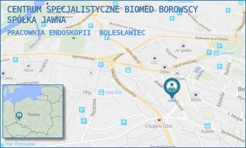 PRACOWNIA ENDOSKOPII - CENTRUM SPECJALISTYCZNE BIOMED BOROWSCY SPÓŁKA JAWNA - UL. PIASKOWA 15,  BOLESŁAWIEC