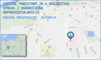 ODDZIAŁ PEDIATRYCZNY - SZPITAL POWIATOWY IM.A.WOLAŃCZYKA SPÓŁKA Z OGRANICZONĄ ODPOWIEDZIALNOŚCIĄ - UL. HOŻA 11,  ZŁOTORYJA