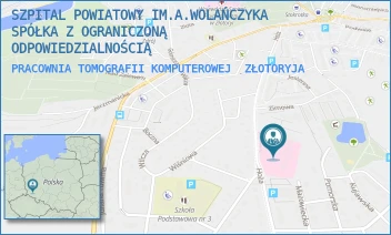 PRACOWNIA TOMOGRAFII KOMPUTEROWEJ - SZPITAL POWIATOWY IM.A.WOLAŃCZYKA SPÓŁKA Z OGRANICZONĄ ODPOWIEDZIALNOŚCIĄ - UL. HOŻA 11,  ZŁOTORYJA