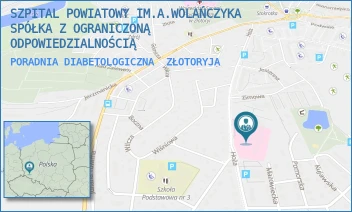 PORADNIA DIABETOLOGICZNA - SZPITAL POWIATOWY IM.A.WOLAŃCZYKA SPÓŁKA Z OGRANICZONĄ ODPOWIEDZIALNOŚCIĄ - UL. HOŻA 11,  ZŁOTORYJA