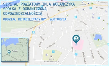 ODDZIAŁ REHABILITACYJNY - SZPITAL POWIATOWY IM.A.WOLAŃCZYKA SPÓŁKA Z OGRANICZONĄ ODPOWIEDZIALNOŚCIĄ - UL. HOŻA 11,  ZŁOTORYJA