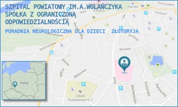 PORADNIA NEUROLOGICZNA DLA DZIECI - SZPITAL POWIATOWY IM.A.WOLAŃCZYKA SPÓŁKA Z OGRANICZONĄ ODPOWIEDZIALNOŚCIĄ - UL. HOŻA 11,  ZŁOTORYJA