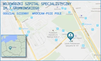 ODDZIAŁ DZIENNY - WOJEWÓDZKI SZPITAL SPECJALISTYCZNY IM.J.GROMKOWSKIEGO - WOŁOWSKA 9,  WROCŁAW-PSIE POLE