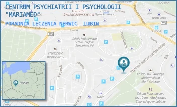 PORADNIA LECZENIA NERWIC - CENTRUM PSYCHIATRII I PSYCHOLOGII "MARIAMED" - WYSZYŃSKIEGO 6,  LUBIN