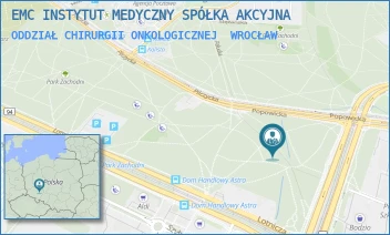 ODDZIAŁ CHIRURGII ONKOLOGICZNEJ - EMC INSTYTUT MEDYCZNY SPÓŁKA AKCYJNA - UL. PILCZYCKA 144-148,  WROCŁAW