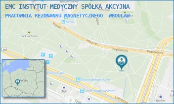 PRACOWNIA REZONANSU MAGNETYCZNEGO - EMC INSTYTUT MEDYCZNY SPÓŁKA AKCYJNA - UL. PILCZYCKA 144-148,  WROCŁAW