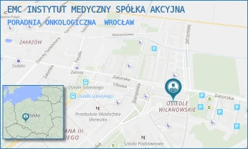 PORADNIA ONKOLOGICZNA - EMC INSTYTUT MEDYCZNY SPÓŁKA AKCYJNA - UL. ZATORSKA 55A,  WROCŁAW