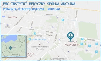 PORADNIA DIABETOLOGICZNA - EMC INSTYTUT MEDYCZNY SPÓŁKA AKCYJNA - UL. ZATORSKA 55A,  WROCŁAW