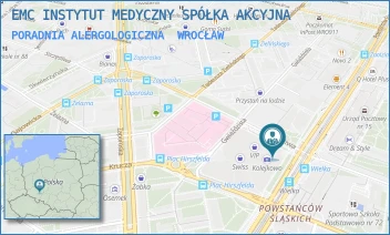 PORADNIA ALERGOLOGICZNA - EMC INSTYTUT MEDYCZNY SPÓŁKA AKCYJNA - UL. POWSTAŃCÓW ŚLĄSKICH 95,  WROCŁAW
