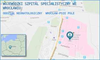 ODDZIAŁ NEONATOLOGICZNY - WOJEWÓDZKI SZPITAL SPECJALISTYCZNY WE WROCŁAWIU - KAMIEŃSKIEGO 73A,  WROCŁAW-PSIE POLE