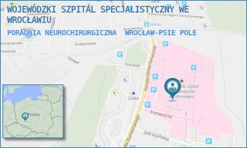 PORADNIA NEUROCHIRURGICZNA - WOJEWÓDZKI SZPITAL SPECJALISTYCZNY WE WROCŁAWIU - KAMIEŃSKIEGO 73A,  WROCŁAW-PSIE POLE