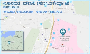 PORADNIA UROLOGICZNA - WOJEWÓDZKI SZPITAL SPECJALISTYCZNY WE WROCŁAWIU - UL. HENRYKA MICHAŁA KAMIEŃSKIEGO 73A,  WROCŁAW-PSIE POLE