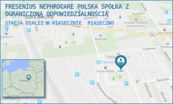 STACJA DIALIZ W PIASECZNIE - FRESENIUS NEPHROCARE POLSKA SPÓŁKA Z OGRANICZONĄ ODPOWIEDZIALNOŚCIĄ - PAWIA 11/3,  PIASECZNO