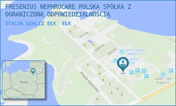 STACJA DIALIZ EŁK - FRESENIUS NEPHROCARE POLSKA SPÓŁKA Z OGRANICZONĄ ODPOWIEDZIALNOŚCIĄ - BARANKI 24,  EŁK
