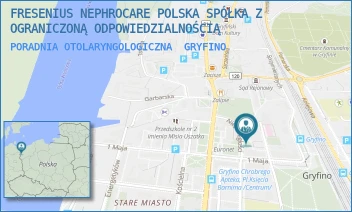 PORADNIA OTOLARYNGOLOGICZNA - FRESENIUS NEPHROCARE POLSKA SPÓŁKA Z OGRANICZONĄ ODPOWIEDZIALNOŚCIĄ - NIEPODLEGŁOŚCI 28,  GRYFINO