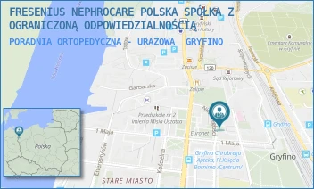 PORADNIA ORTOPEDYCZNA - URAZOWA - FRESENIUS NEPHROCARE POLSKA SPÓŁKA Z OGRANICZONĄ ODPOWIEDZIALNOŚCIĄ - NIEPODLEGŁOŚCI 28,  GRYFINO