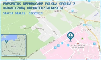 STACJA DIALIZ - FRESENIUS NEPHROCARE POLSKA SPÓŁKA Z OGRANICZONĄ ODPOWIEDZIALNOŚCIĄ - MĄCZNA 4,  SZCZECIN