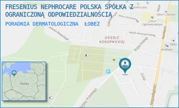 PORADNIA DERMATOLOGICZNA - FRESENIUS NEPHROCARE POLSKA SPÓŁKA Z OGRANICZONĄ ODPOWIEDZIALNOŚCIĄ - SIKORSKIEGO 6,  ŁOBEZ