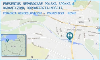 PORADNIA GINEKOLOGICZNO - POŁOŻNICZA - FRESENIUS NEPHROCARE POLSKA SPÓŁKA Z OGRANICZONĄ ODPOWIEDZIALNOŚCIĄ - JEDNOŚCI NARODOWEJ 8,  RESKO