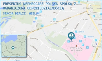 STACJA DIALIZ - FRESENIUS NEPHROCARE POLSKA SPÓŁKA Z OGRANICZONĄ ODPOWIEDZIALNOŚCIĄ - UL. SZPITALNA 16,  WIELUŃ