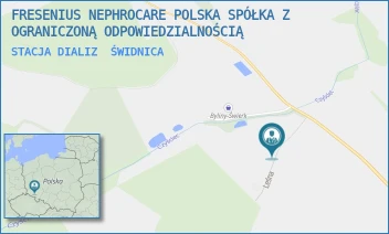 STACJA DIALIZ - FRESENIUS NEPHROCARE POLSKA SPÓŁKA Z OGRANICZONĄ ODPOWIEDZIALNOŚCIĄ - UL. UL. LEŚNA 27-29,  ŚWIDNICA