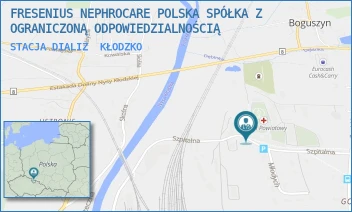 STACJA DIALIZ - FRESENIUS NEPHROCARE POLSKA SPÓŁKA Z OGRANICZONĄ ODPOWIEDZIALNOŚCIĄ - UL. SZPITALNA 1A,  KŁODZKO