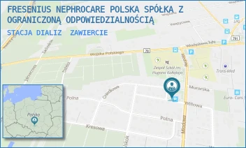 STACJA DIALIZ - FRESENIUS NEPHROCARE POLSKA SPÓŁKA Z OGRANICZONĄ ODPOWIEDZIALNOŚCIĄ - UL. WILLOWA 11,  ZAWIERCIE