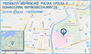 STACJA DIALIZ - FRESENIUS NEPHROCARE POLSKA SPÓŁKA Z OGRANICZONĄ ODPOWIEDZIALNOŚCIĄ - UL. MIROWSKA 15,  CZĘSTOCHOWA