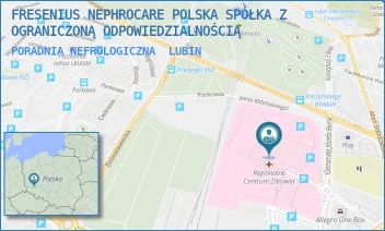 PORADNIA NEFROLOGICZNA - FRESENIUS NEPHROCARE POLSKA SPÓŁKA Z OGRANICZONĄ ODPOWIEDZIALNOŚCIĄ - UL. BEMA 5,  LUBIN