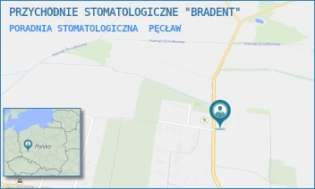 PORADNIA STOMATOLOGICZNA - PRZYCHODNIE STOMATOLOGICZNE "BRADENT" - UL. PĘCŁAW 30,  PĘCŁAW